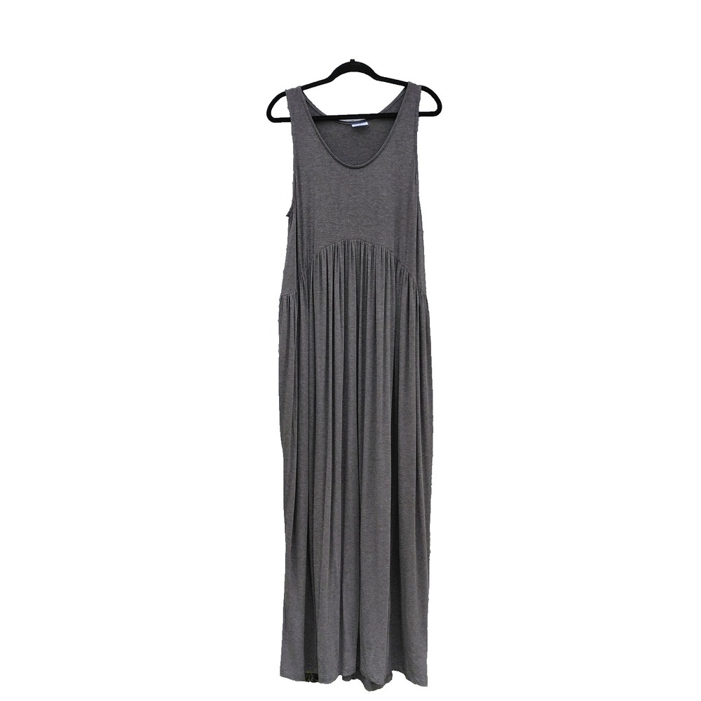 Goldspark Jersey Knit Sleeveless Maxi Dress Large Long‎ Full Gathered